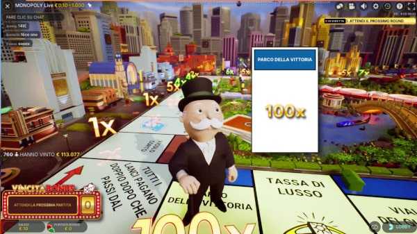 monopoly live bonus round