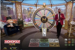 Play Monopoly Live with Match Bonus